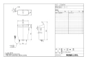 LIXIL(リクシル) YBC-Z30PM BW1+YDT-Z380PM BW1+CW-EA21QC BW1 取扱説明書 商品図面 施工説明書 アメージュ便器 マンションリフォーム用 床上排水 155タイプ+パッソ 商品図面1