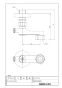 LIXIL(リクシル) A-7299-20 商品図面 取替用水栓用取付脚 商品図面1