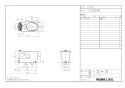 LIXIL(リクシル) BC-LV10AH BW1+DT-LV181AH BW1 取扱説明書 商品図面 施工説明書 LVシャワートイレ リトイレ 商品図面1