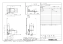 LIXIL(リクシル) BC-ZA10AH BW1+DT-ZA150AH BW1+CW-EA21 BW1 取扱説明書 施工説明書 セット図面 アメージュZ便器(フチレス)リトイレ+パッソ セット図面1