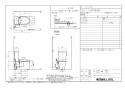 LIXIL(リクシル) BC-ZA10AH BW1+DT-ZA150AH BW1+CW-EA22QC BW1 取扱説明書 商品図面 施工説明書 アメージュZ便器(フチレス)リトイレ+パッソ 商品図面1