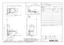 LIXIL(リクシル) BC-ZA10AH BW1+DT-ZA180AH BW1+CW-EA22 BW1 取扱説明書 施工説明書 セット図面 アメージュZ便器(フチレス)リトイレ+パッソ セット図面1