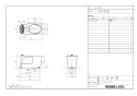 LIXIL(リクシル) BC-ZA10AH+DT-ZA180AH アメージュZ便器 リトイレ(フチレス) 取扱説明書 商品図面 施工説明書 分解図 アメージュZ便器 リトイレ(フチレス) 商品図面1