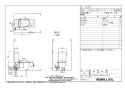 LIXIL(リクシル) BC-ZA10P BW1+DT-ZA150EP BW1+CW-EA21 BW1 取扱説明書 施工説明書 セット図面 アメージュZ便器(フチレス)床上排水+パッソ セット図面1