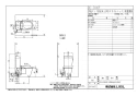 LIXIL(リクシル) BC-ZA10P BW1+DT-ZA180EP BW1+CW-EA21 BW1 取扱説明書 施工説明書 セット図面 アメージュZ便器(フチレス)床上排水+パッソ セット図面1