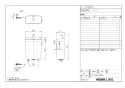 LIXIL(リクシル) BC-ZA10P BW1+DT-ZA180EP BW1+CW-EA21QC BW1 取扱説明書 商品図面 施工説明書 アメージュZ便器(フチレス)床上排水+パッソ 商品図面1