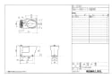 LIXIL(リクシル) BC-ZA10S BW1+DT-ZA180E BW1+CW-EA23QC BW1 取扱説明書 商品図面 施工説明書 アメージュZ便器(フチレス)床排水+パッソ 商品図面1