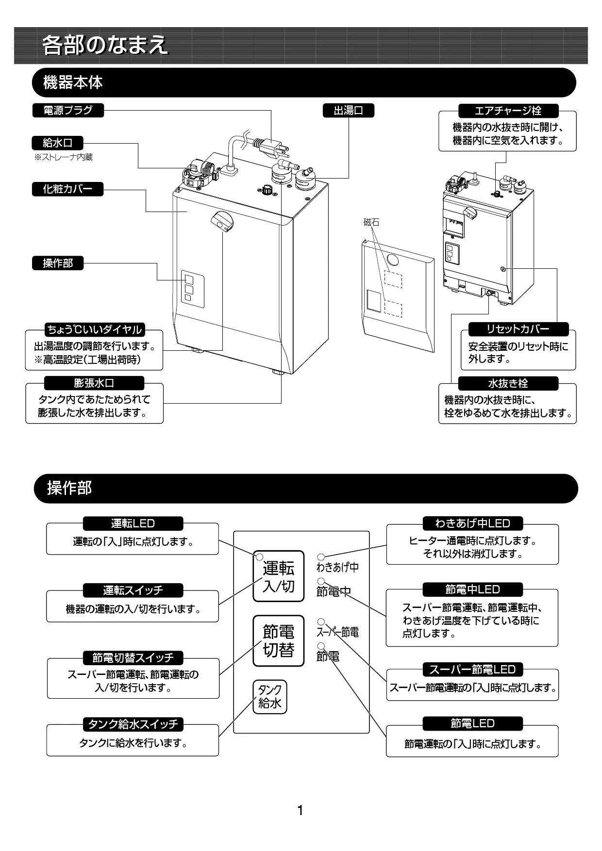 LIXIL(リクシル) EHMN-CA3ECSA1-200C取扱説明書 施工説明書 | 通販