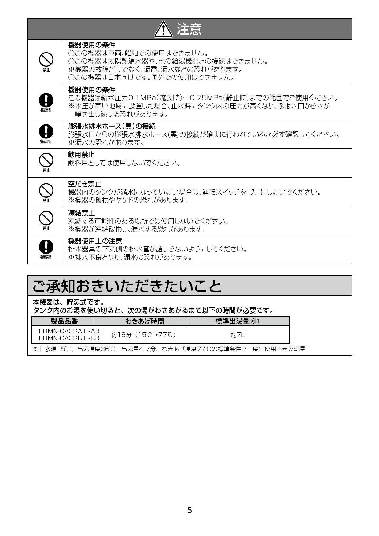 LIXIL(リクシル) EHMN-CA3SA3-203取扱説明書 施工説明書 | 通販 プロ