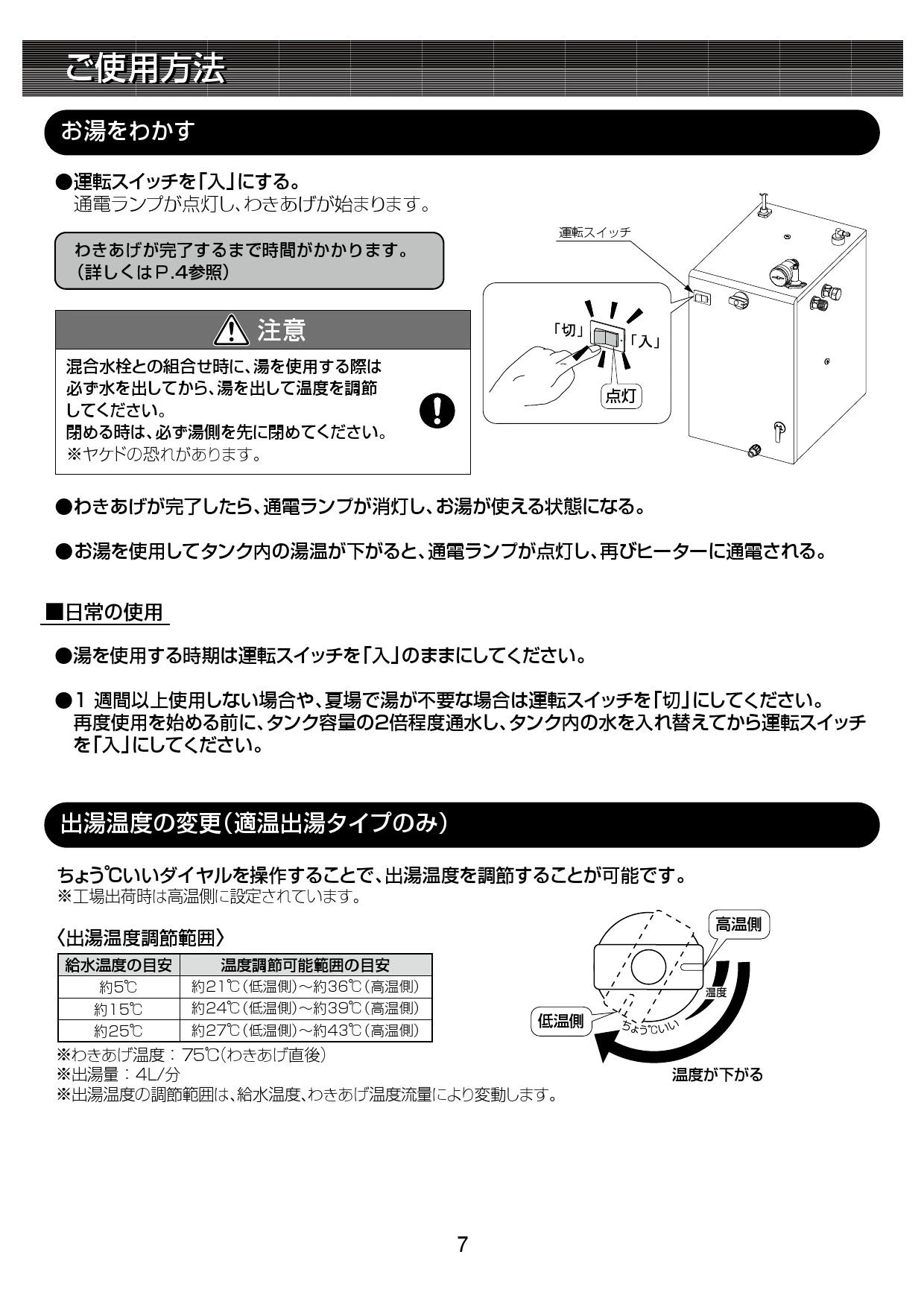 LIXIL(リクシル) EHPN-CB12V4取扱説明書 施工説明書 | 通販 プロストア