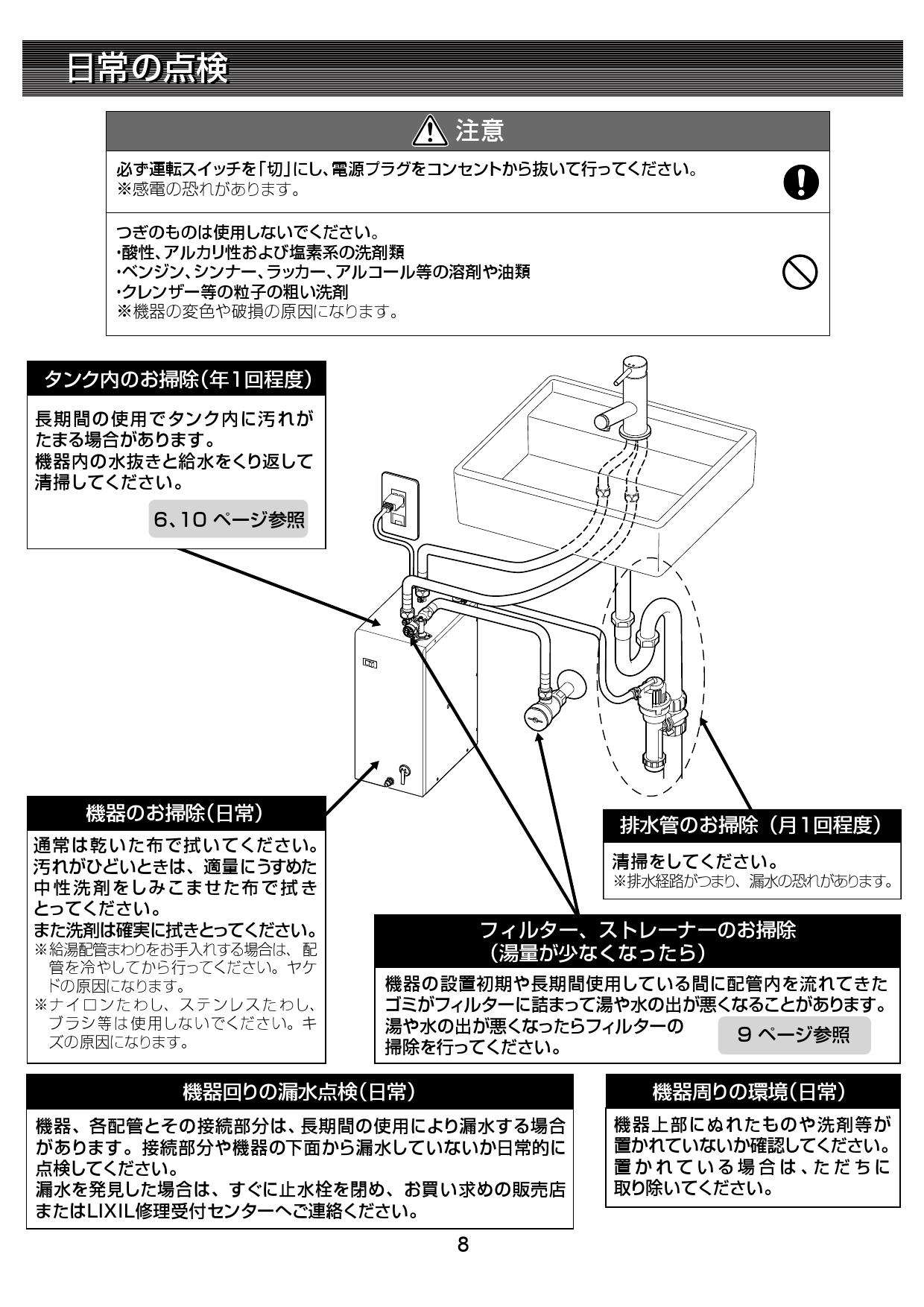 LIXIL 電気温水器用 排水キット PT EFH-4 品番