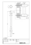 LIXIL(リクシル) KF-D33 商品図面 各種施設用可動式手すり 商品図面1