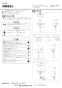 LIXIL(リクシル) S-107 BW1 施工説明書 角形実験用流し 施工説明書1