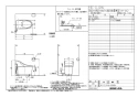 LIXIL(リクシル) YBC-CL10HU+DT-CL116AHU プレアスLSタイプ リトイレ 取扱説明書 商品図面 施工説明書 分解図 プレアスLSタイプ リトイレ 商品図面1