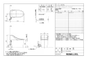 LIXIL(リクシル) YBC-CL10PU+DT-CL116AU プレアスLSタイプ 床上排水 取扱説明書 商品図面 施工説明書 分解図 プレアスLSタイプ 床上排水 商品図面1