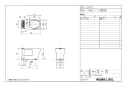 LIXIL(リクシル) YBC-ZA10S BW1+DT-ZA150E BW1+CW-EA22QC BW1 取扱説明書 商品図面 施工説明書 分解図 アメージュZ便器(フチレス)床排水+パッソ 商品図面1