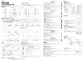 LIXIL(リクシル) YL-A74HC BW1 取扱説明書 施工説明書 壁付手洗器 施工説明書1