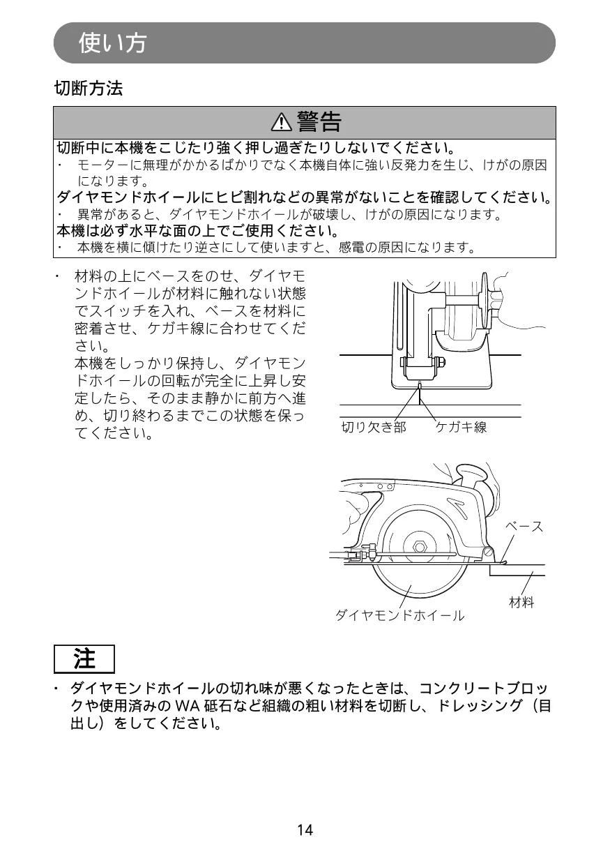 マキタ 4108R 取扱説明書|カッタの通販はプロストア ダイレクト