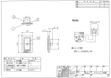 マックス ES-CRM-2 商品図面 パイプ用ファン・天井扇用　オン・オフスイッチ 商品図面1