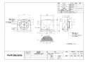 マックス VCK150UAP-FDブラウン 商品図面 換気口 VCKシリーズ(深型・防火ﾀﾞﾝﾊﾟｰ付) 商品図面2