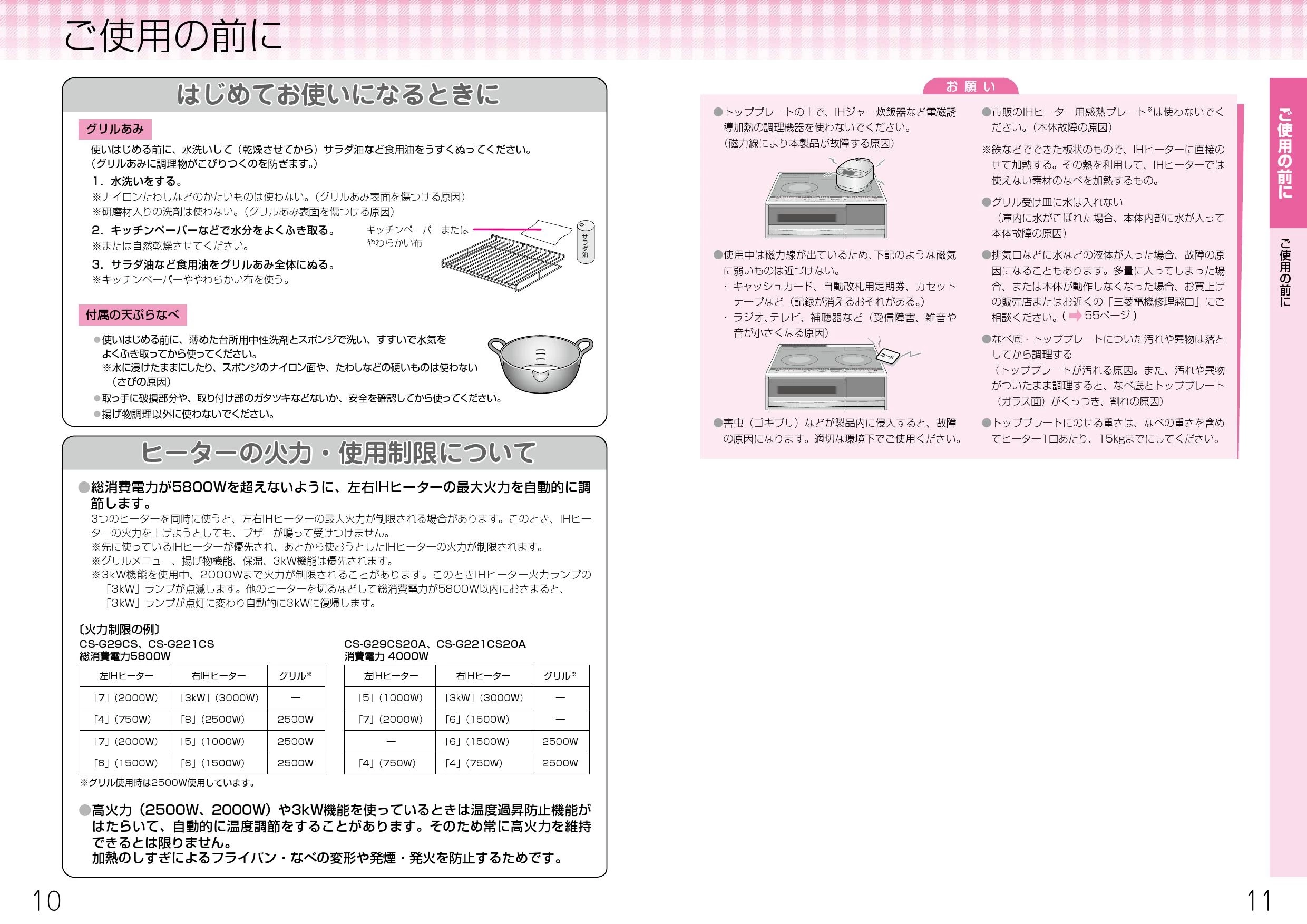 三菱 据置型 IHクッキングヒーター 堪ら CS-G221CS20A