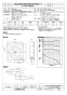 三菱電機 EF-30UBS2 取扱説明書 施工説明書 納入仕様図 産業用有圧換気扇 機器冷却用 排気専用排気形 単相 納入仕様図1