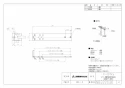 三菱電機 P-03TK3 納入仕様図 ダクト用換気扇用鋼板製天吊金具 納入仕様図1