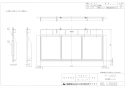 三菱電機 P-100QF 商品図面 交換用外気清浄(除じん)フィルター 商品図面1