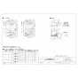 三菱電機 P-260GB3-Z ダクト用換気扇専用グリル 施工説明書 納入仕様図 ダクト用換気扇専用グリル 納入仕様図2