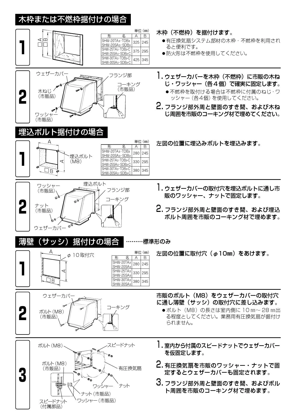 三菱電機 SHW-25SA3取扱説明書 施工説明書 納入仕様図 | 通販 プロ