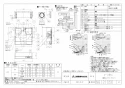 三菱電機 V-36K7 取扱説明書 施工説明書 納入仕様図 レンジフードファン浅形 高静圧 丸排気タイプ 納入仕様図1