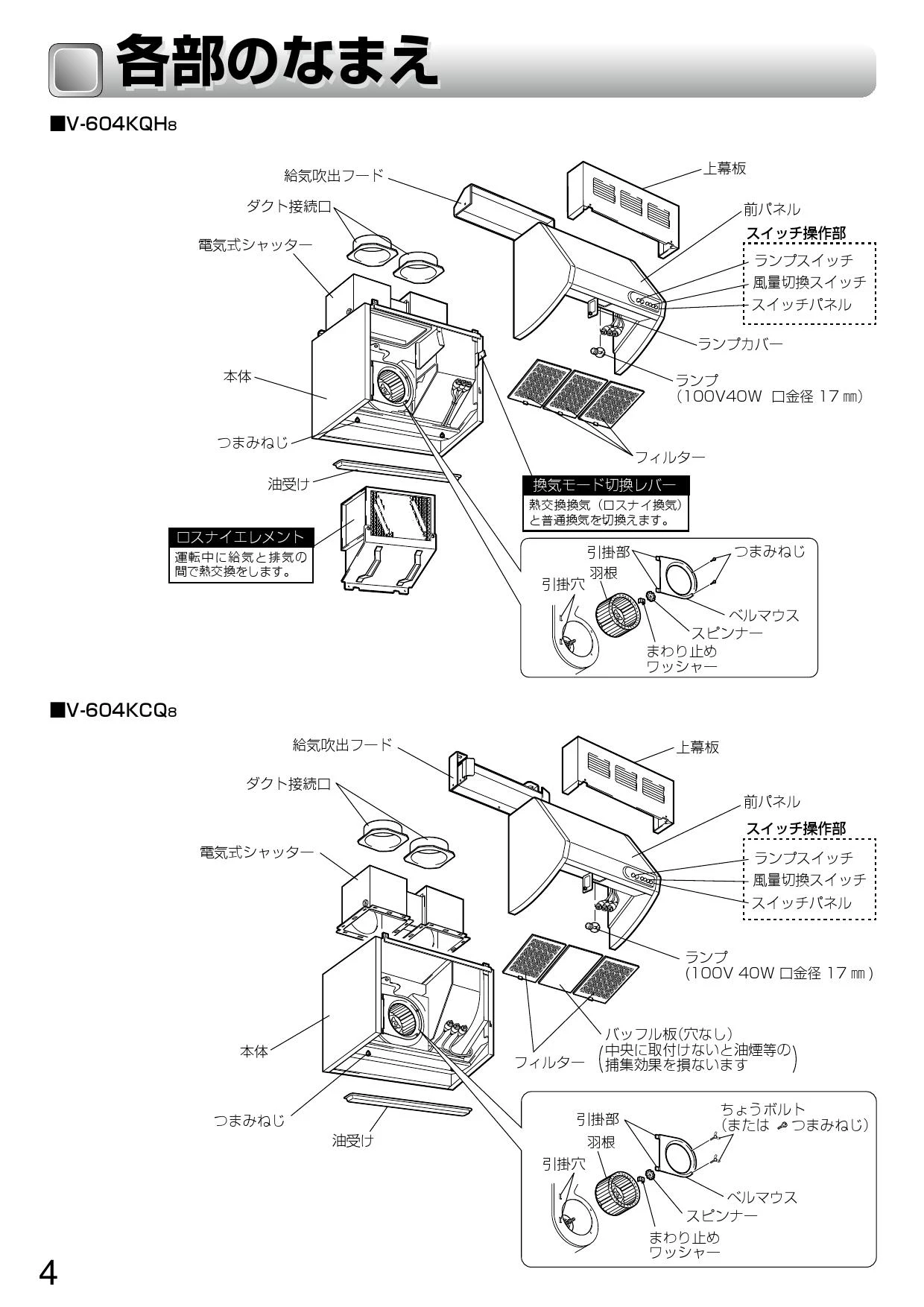 三菱電機 V-604KCQ8取扱説明書 施工説明書 納入仕様図 | 通販 プロ