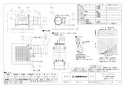 三菱電機 VD-13ZCD13 取扱説明書 施工説明書 納入仕様図 天井埋込形換気扇 納入仕様図1