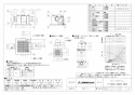 三菱電機 VD-13ZFC13 取扱説明書 施工説明書 納入仕様図 天井埋込形換気扇 納入仕様図1