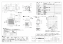 三菱電機 VD-15ZF13 取扱説明書 施工説明書 納入仕様図 天井埋込形換気扇 納入仕様図1