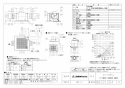 三菱電機 VD-15ZF13 取扱説明書 施工説明書 納入仕様図 天井埋込形換気扇 納入仕様図1