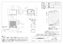 三菱電機 VD-18Z13 取扱説明書 施工説明書 納入仕様図 天井埋込形換気扇 納入仕様図1