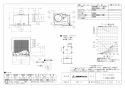 三菱電機 VD-18ZB13 取扱説明書 施工説明書 納入仕様図 天井埋込形換気扇 納入仕様図1