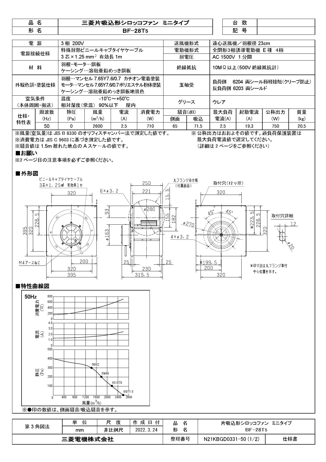 初売り】 三菱電機 片吸込形シロッコファン ミニタイプ静音形 яэ