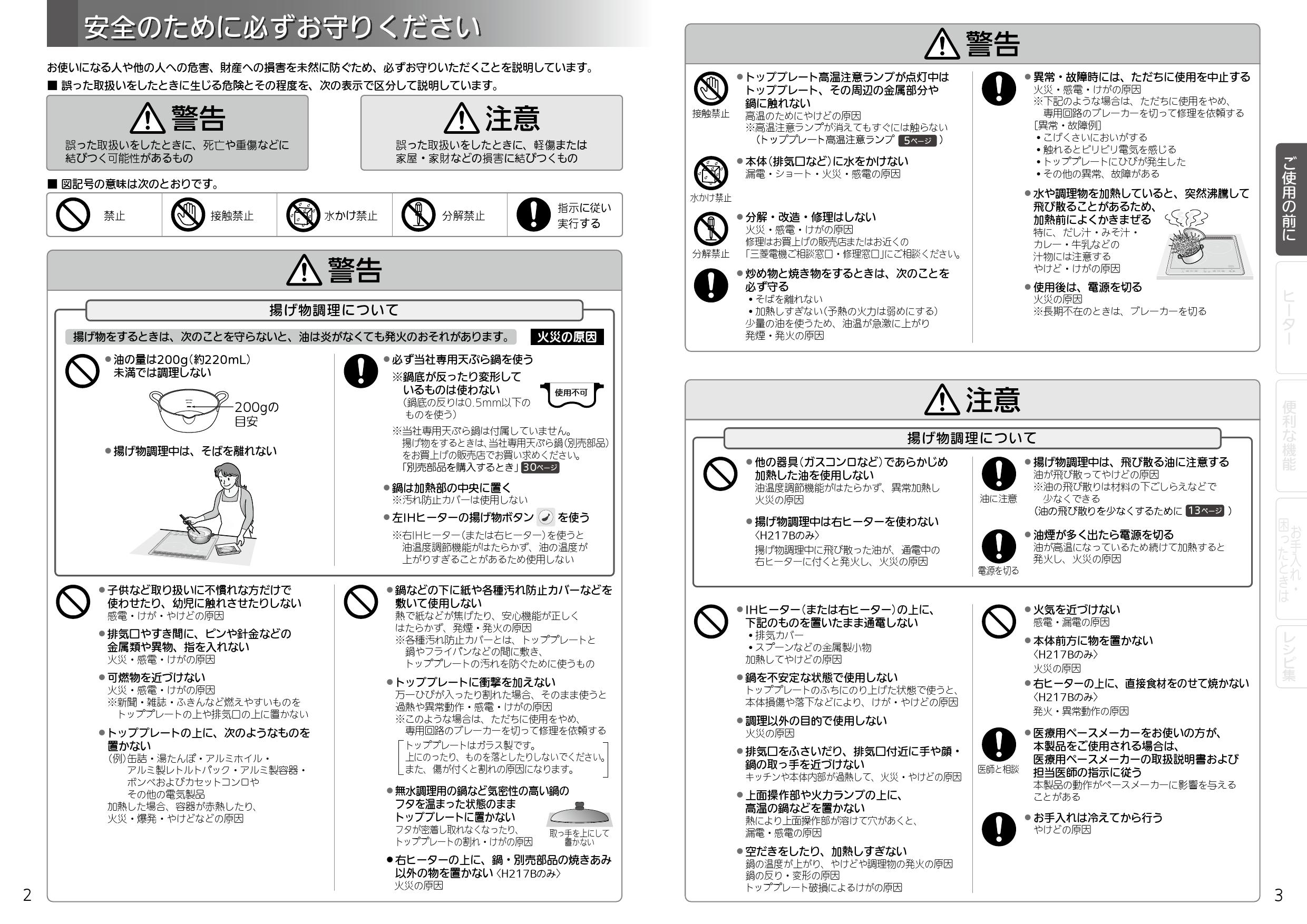 驚きの値段で】 三菱電機 ビルトインIHクッキングヒーター CS-G217BS