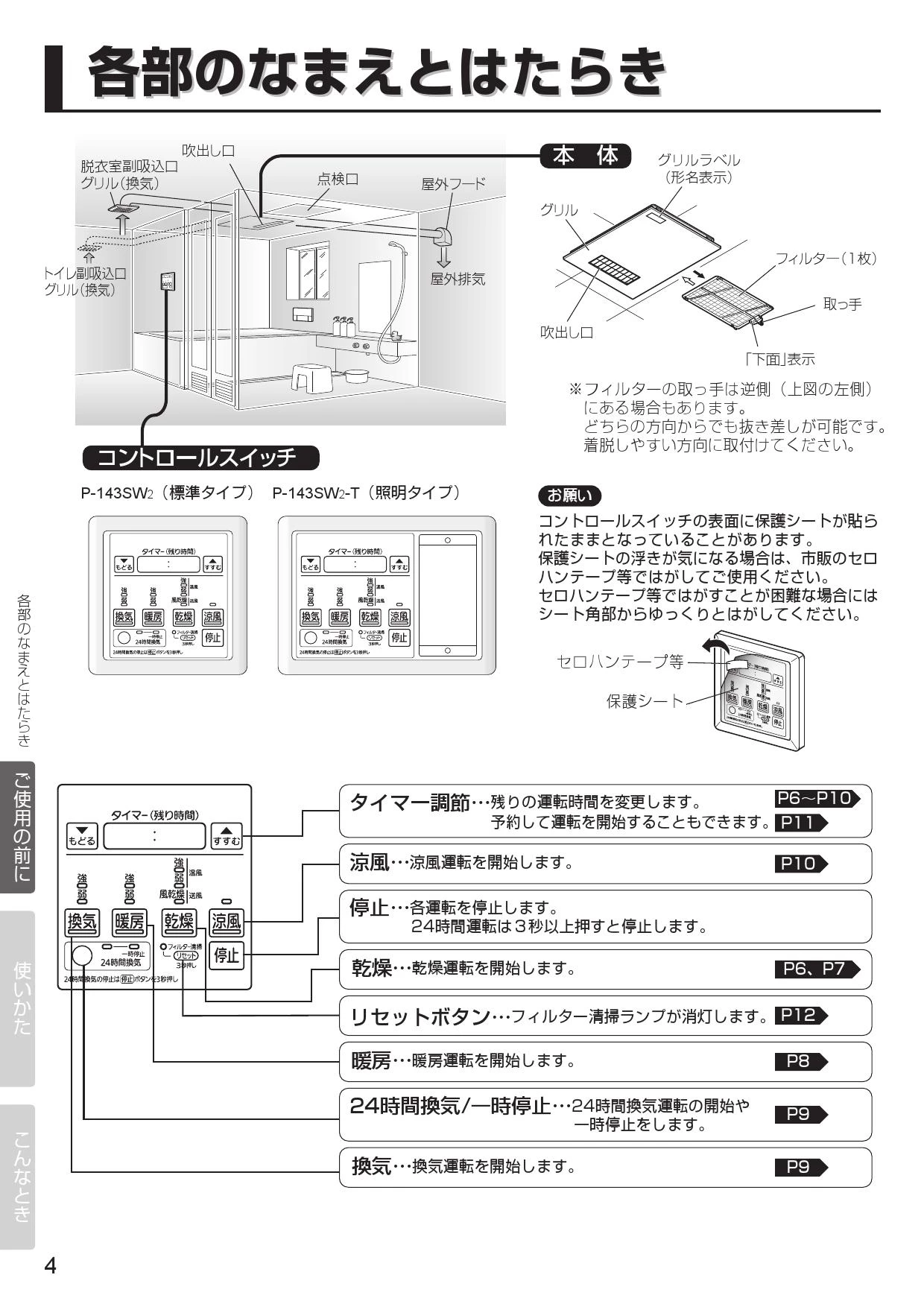 三菱電機 V-143BZLT2 取扱説明書 施工説明書 納入仕様図|三菱電機 バス乾燥・暖房・換気システム(天井タイプ)の通販はプロストア ダイレクト