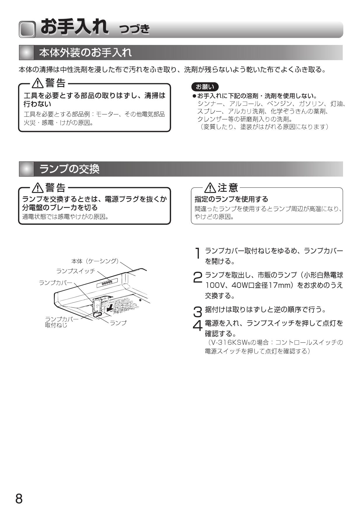 今年も話題の 浅形 標準タイプ V-316KY7 レンジフードファン MITSUBISHI 木材・建築