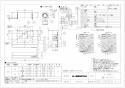 三菱電機 V-39K6 取扱説明書 商品図面 施工説明書 レンジフードファン 浅形 高静圧・丸排気タイプ 商品図面1