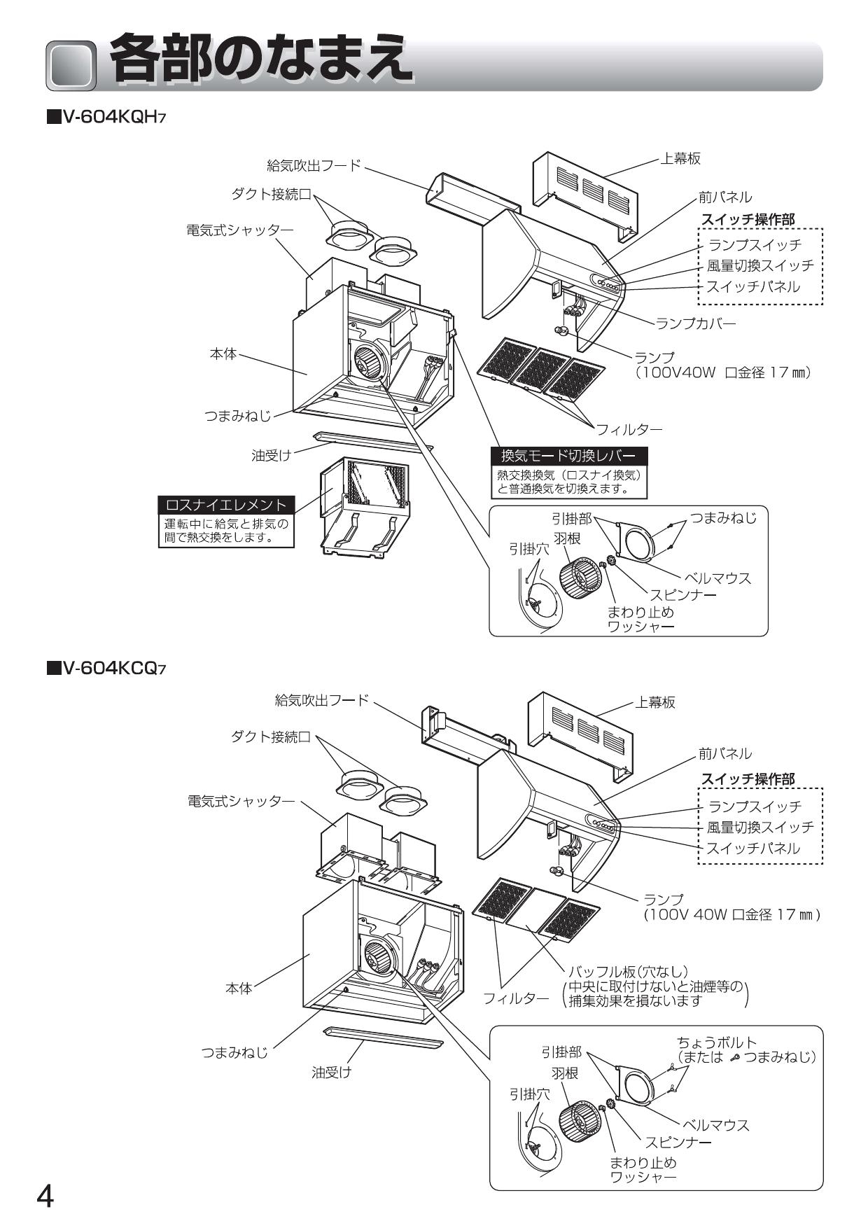 激安特価 三菱 換気扇 Mitsubish 熱交換 強制同時給排気 ブース形 深形 V 604kqh7 レンジフードファン 家電 V604kqh7