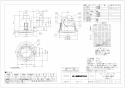 三菱電機 VD-10ZCC6-M 取扱説明書 施工説明書 納入仕様図 天井埋込形換気扇 納入仕様図1