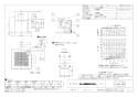 三菱電機 VD-10ZT10 商品図面 天井埋込形換気扇 商品図面1