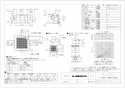 三菱電機 VD-13ZFC12 取扱説明書 施工説明書 納入仕様図 天井埋込形換気扇 納入仕様図1