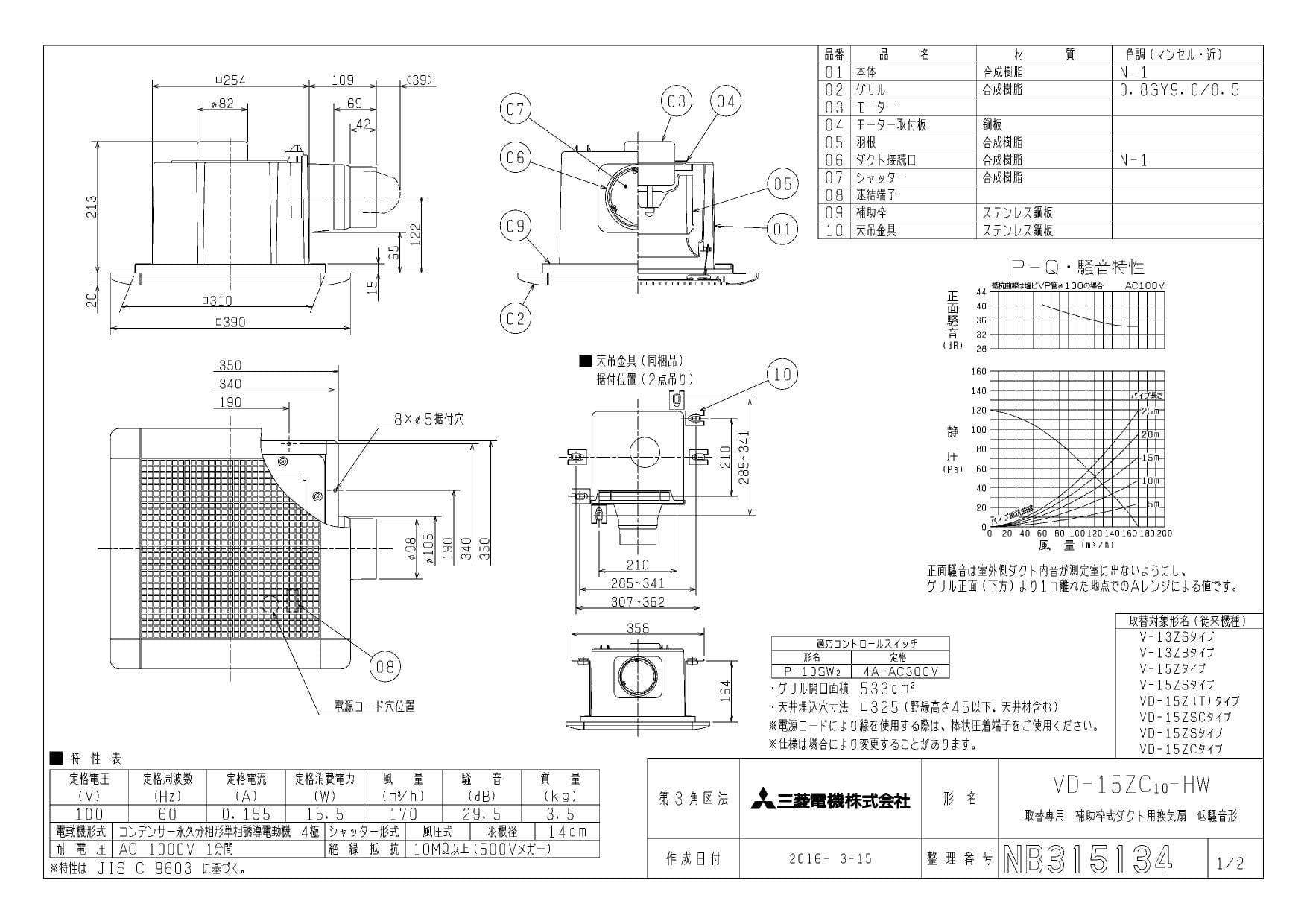 メーカー再生品】 EWF-40DSA2 三菱電機 MITSUBISHI 産業用有圧換気扇 低騒音形 羽根径40cm 排気タイプ 単相100V 送料無料  fucoa.cl