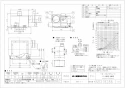 三菱電機 VD-23ZXP12-X 取扱説明書 施工説明書 納入仕様図 天井埋込形換気扇 納入仕様図1