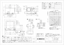 三菱電機 VD-23ZXP12-X 取扱説明書 施工説明書 納入仕様図 天井埋込形換気扇 納入仕様図1